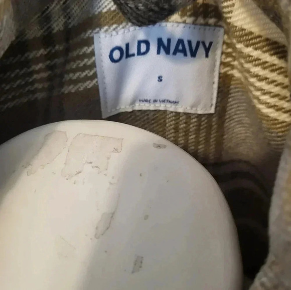 Old Navy Button Down Plaid Shacket Slightly Oversized Jacket(S) - Picture 9 of 11